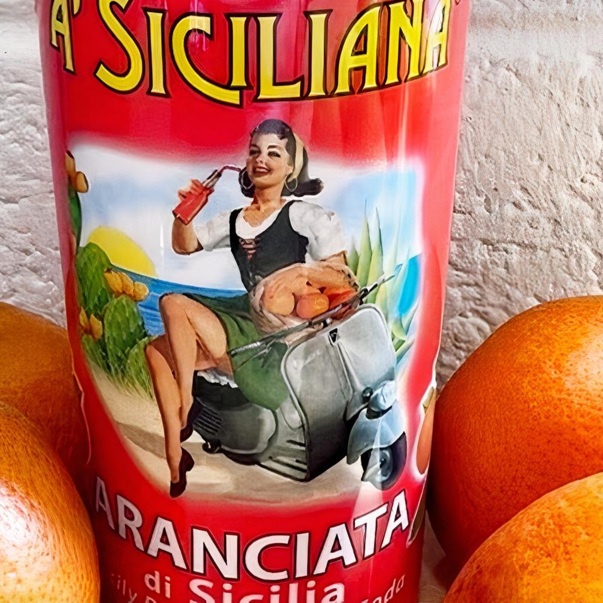 A' Siciliana - Aranciata di Sicilia (Sicily Blood Orange Soda