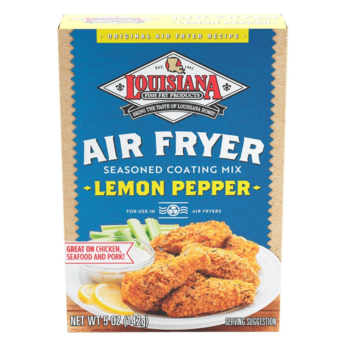 Louisiana Seasoned Crispy Chicken Fry Batter 9oz (Pack of 2) - Authentic  Southern Goodness for Perfect Fried Chicken - Disctint Blend of Louisiana