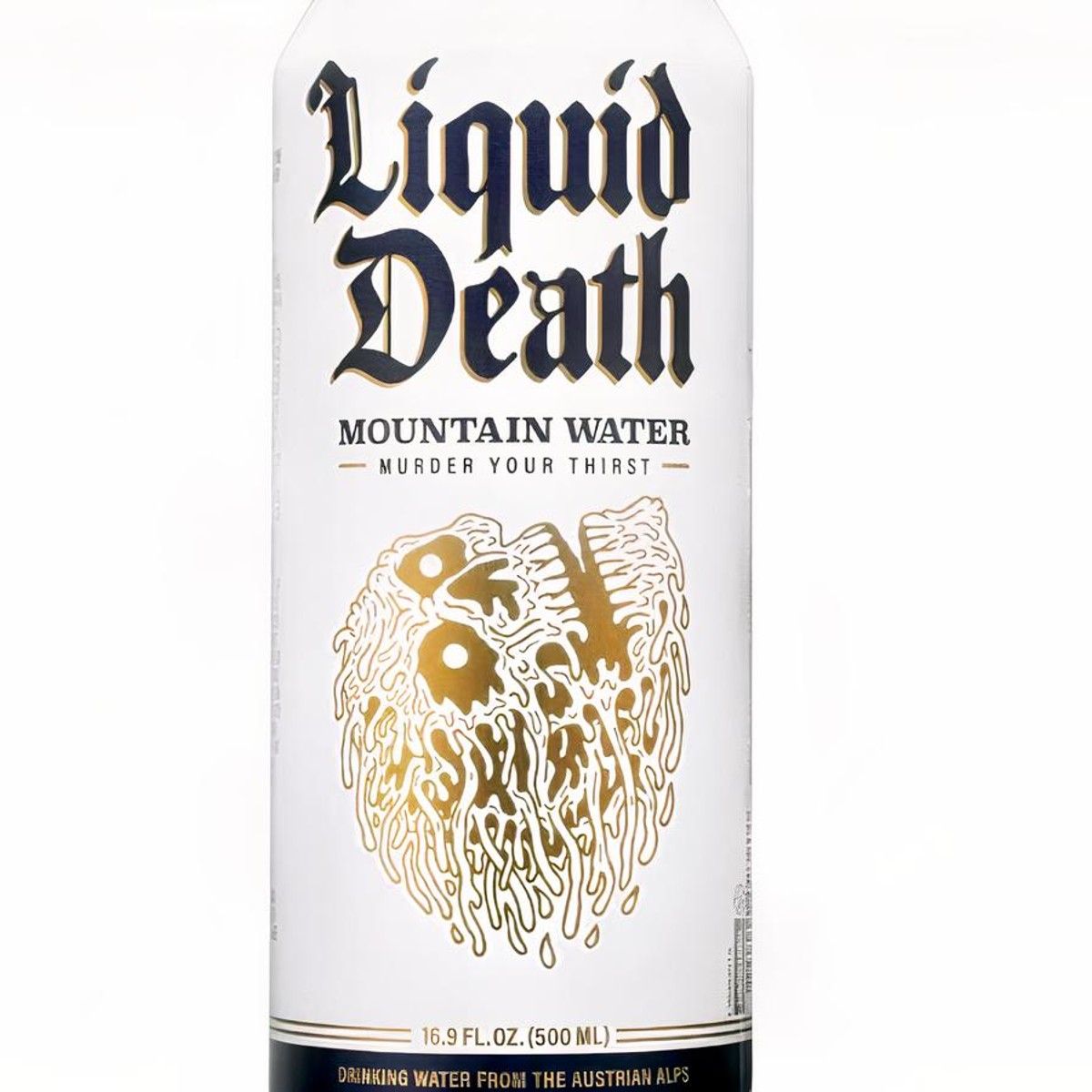 Liquid Death Mountain Water 16.9oz Can - Blue Dog Beverage