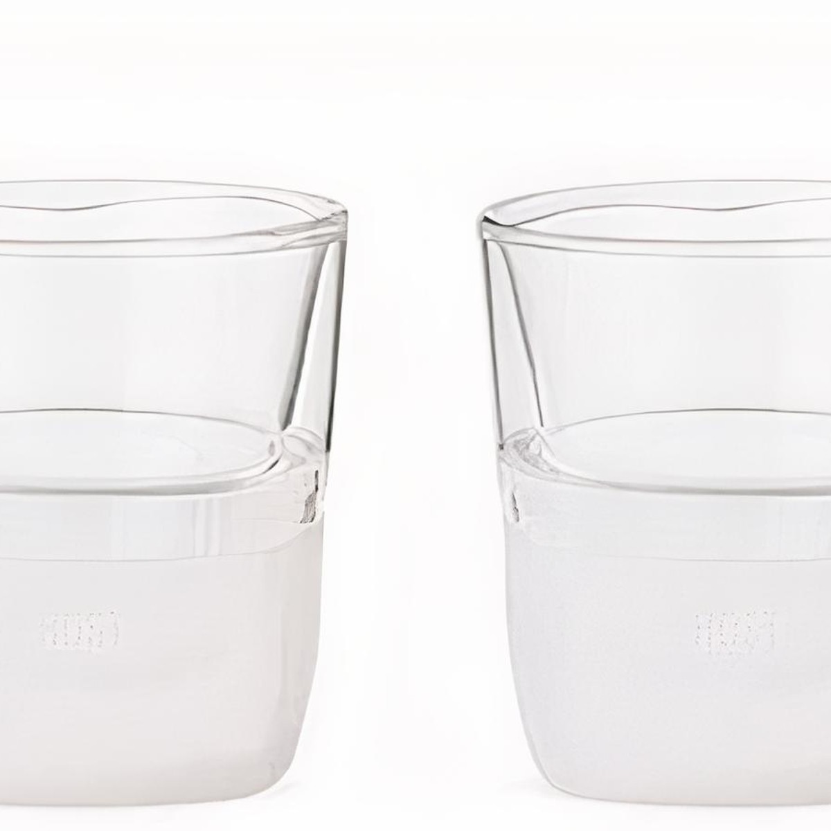 Host Freeze Cooling Glasses for Old Fashioned, Whiskey, Bourbon, and Scotch,  Freezer Gel Chiller Insulated Glass Double Wall Tumblers Set of 2