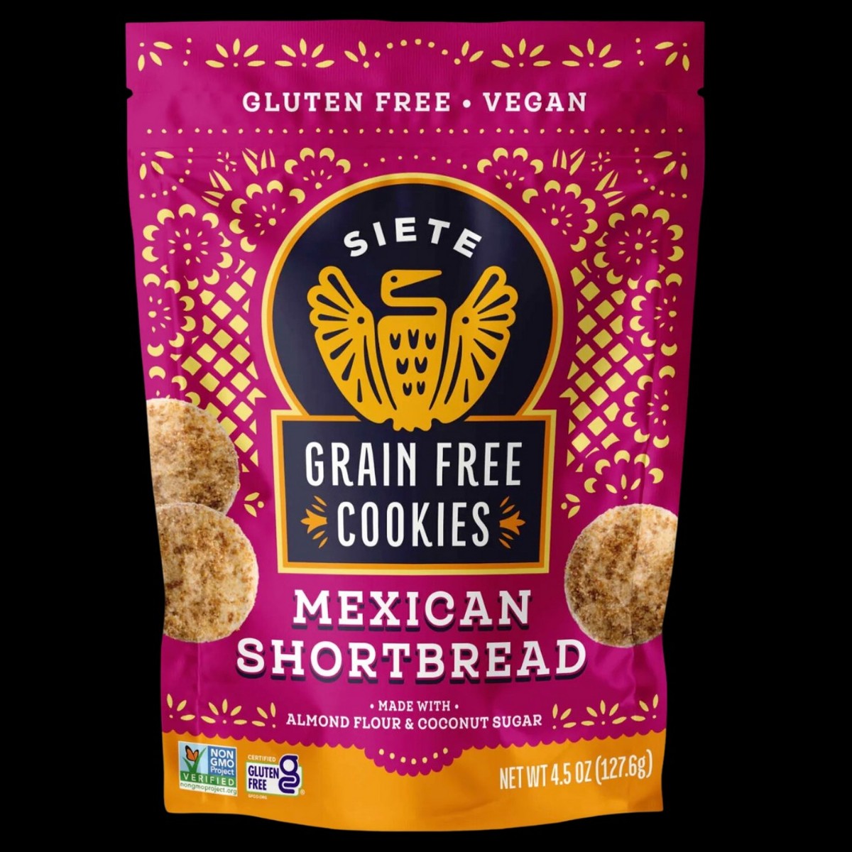 5-pc, Siete Grain-Freee Mexican Chocolate Cookies, 4.5 oz