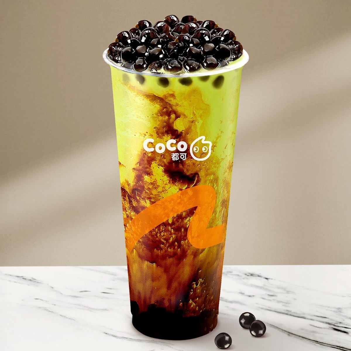 Brown Sugar Matcha Bubble Tea