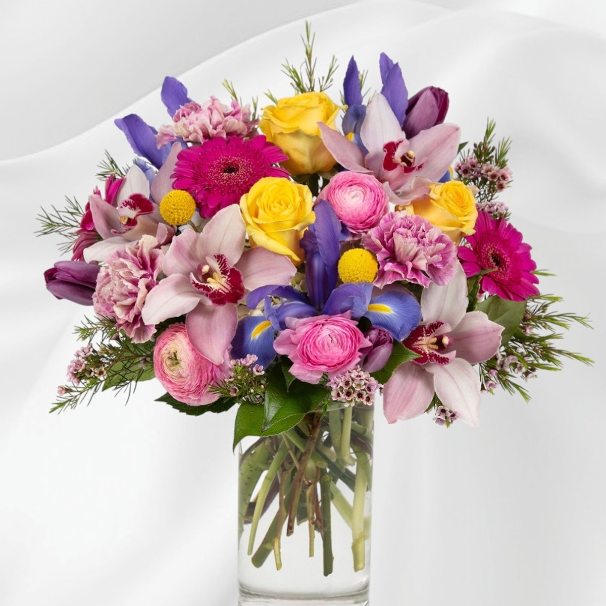 Blooming Tumbler Houston Florist: Luscious Blooms