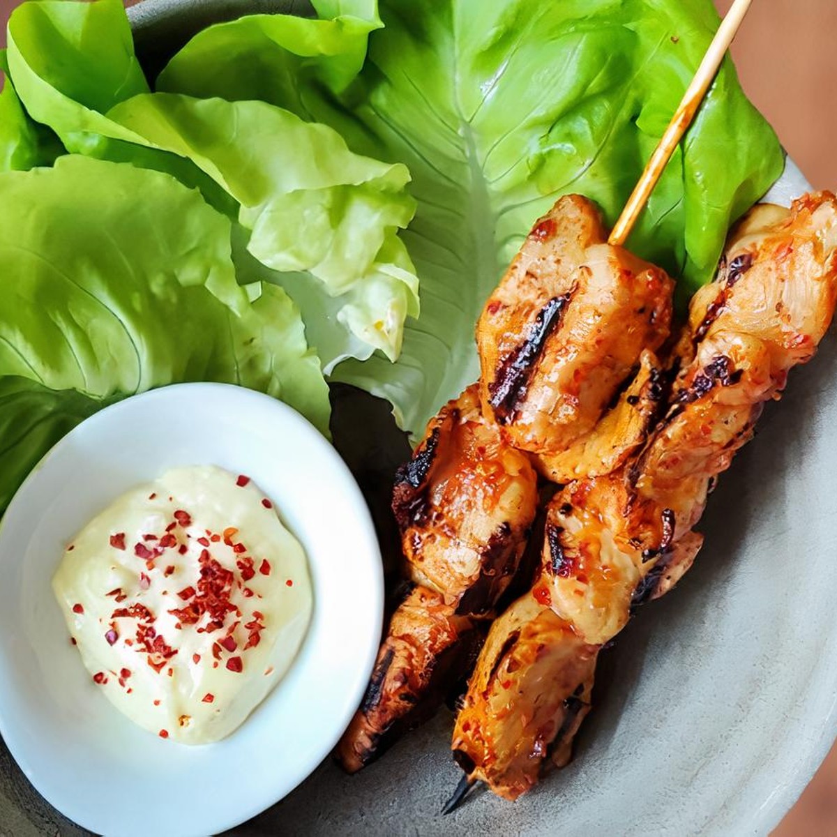 Dakkochi (Korean Grilled Chicken Skewers) - Closet Cooking