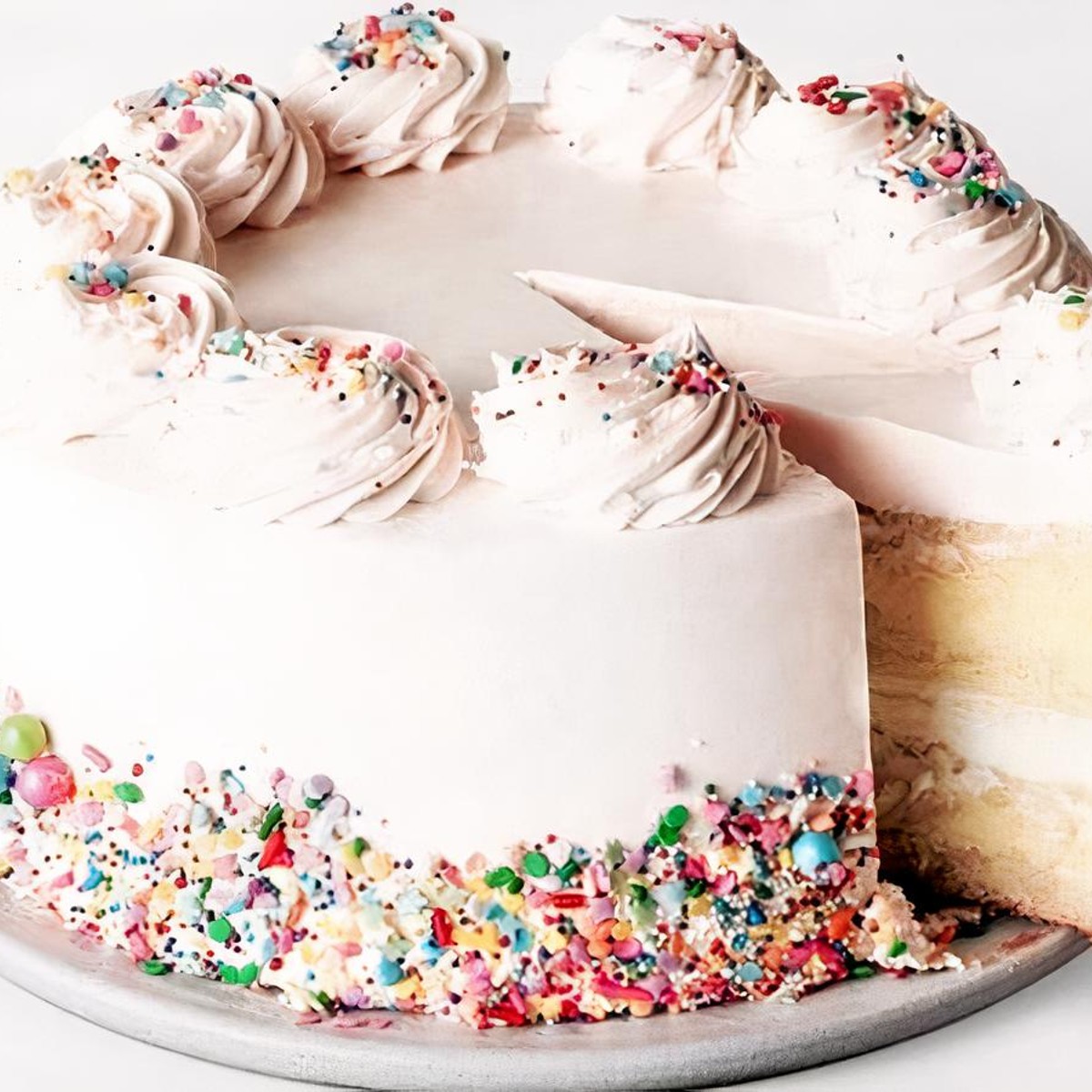 Pastel Sprinkle Cake – Bittersweet Pastry Shop