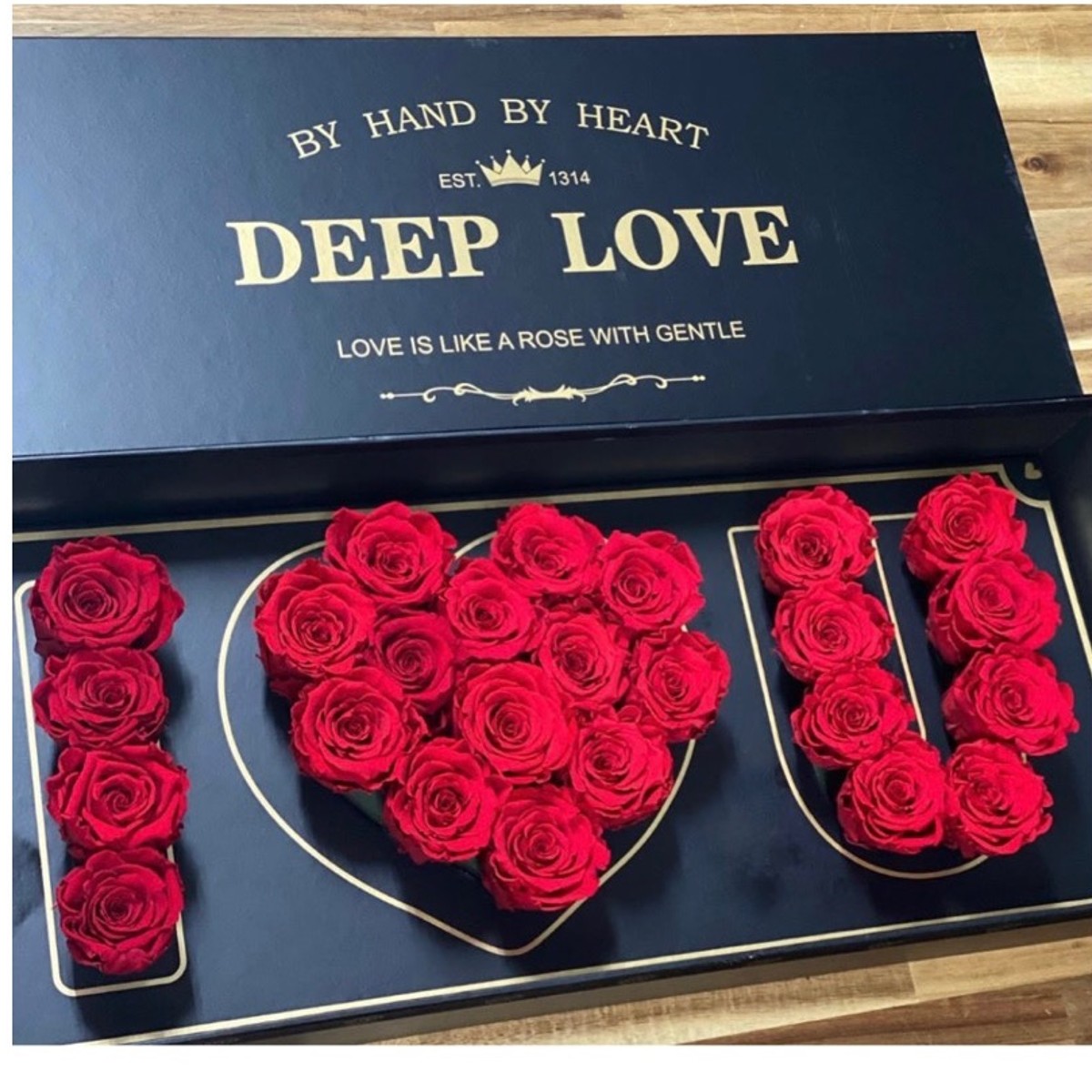 I love You Roses Box