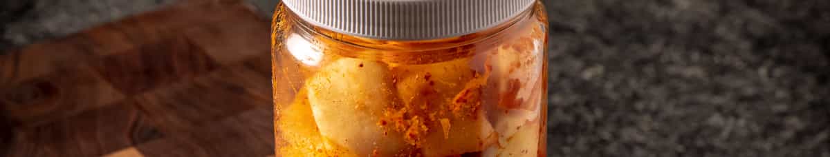 XL Jar of Cote Radish Kimchi (32 oz.)