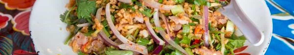 Nam Khao Tod (Crispy Rice Salad)