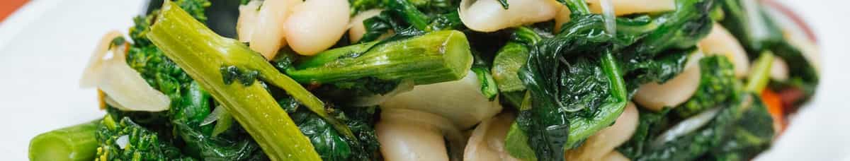 Broccoli Rabe + White Beans