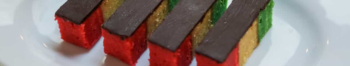 Rainbow Cookie Plate