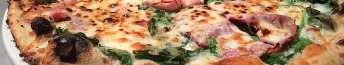 Spinach & Ham Pizza