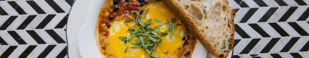 Spicy Baked Eggs