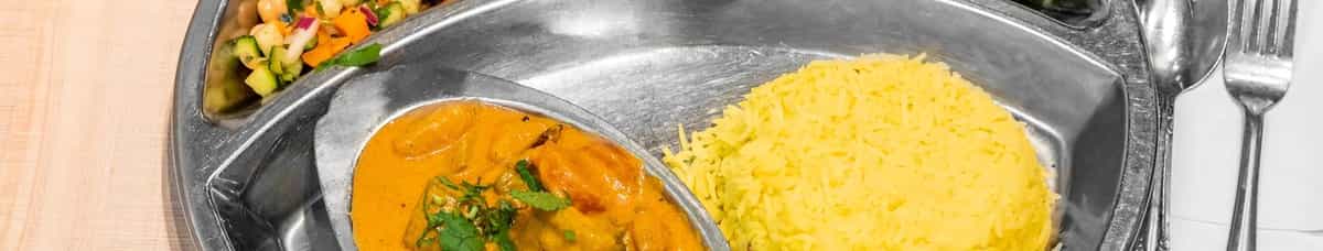 Madras Chicken Curry Thali