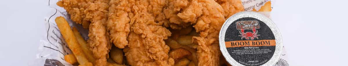 Chicken Tenders (4) w/ Cajun Fries