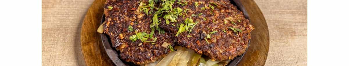 Beef Chapli Kabab Sizzler