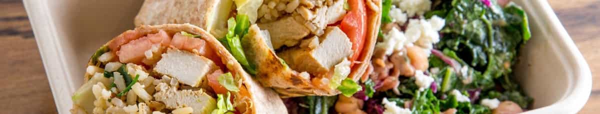 Naturally Raised Charred Chicken Breast Wrap