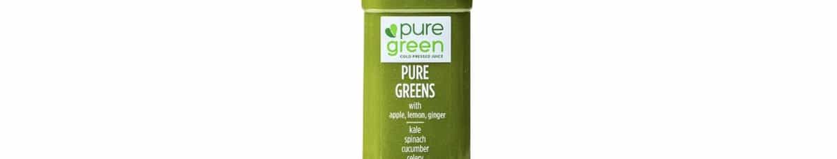 Pure Greens with Apple Lemon & Ginger, Cold Pressed Juice (Nutrient Dense)