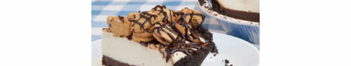 Chocolate Peanut Butter Pie Slice