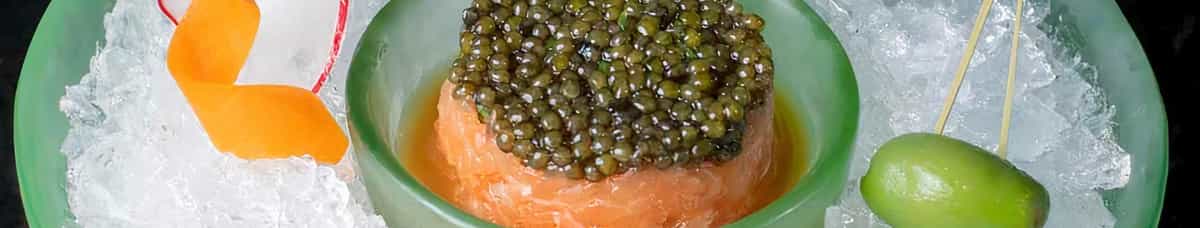 Salmon Tartare with Caviar
