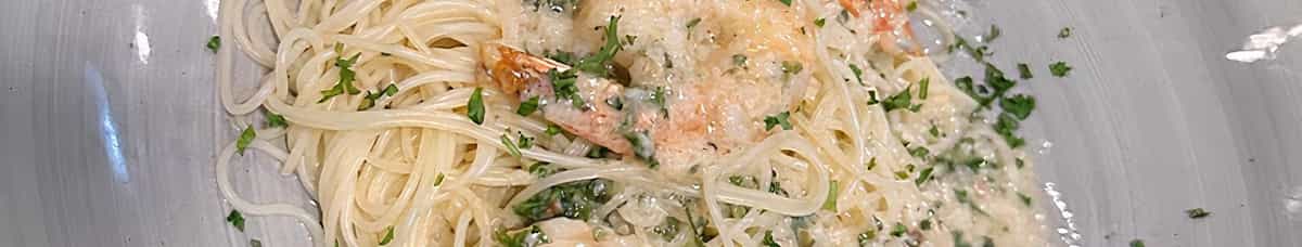 Tracy's Creamy Garlic Shrimp Pasta
