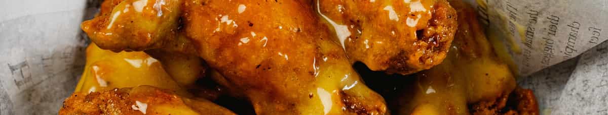 Honey Mustard Chicken Wings (6)