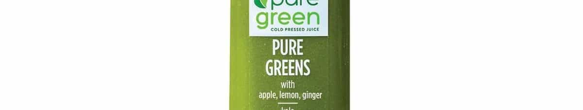 Pure Greens Apple + Lemon and Ginger, Cold Pressed Juice (Nutrient Dense)