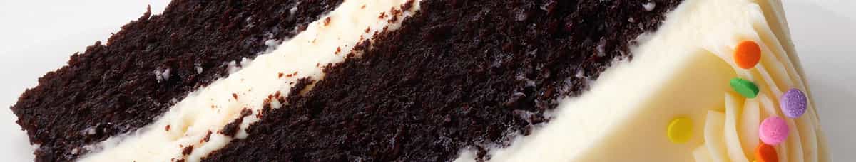 Chocolate Cake Slice w/ Vanilla Buttercream*