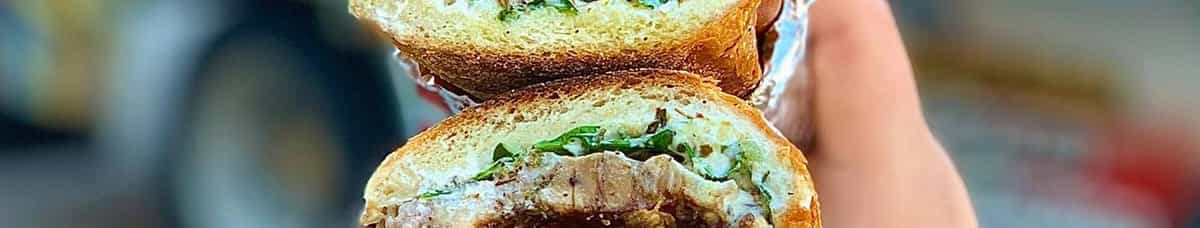 Chicken Gyro Hero Sandwich