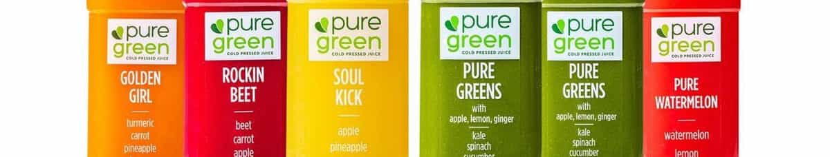 Pure Basic - Experienced Cleanse (6 Juices, 2 Pure Greens recommended)