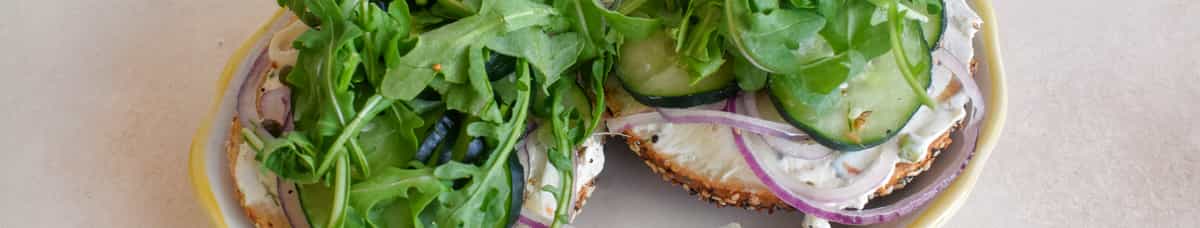 Veggie Bagel Sandwich *