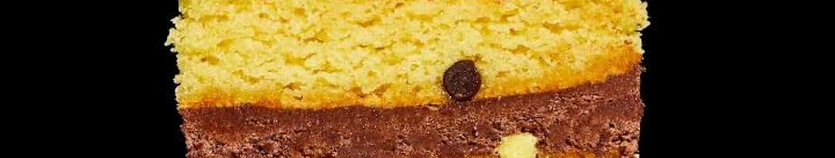 Yellow Chocolate Frosting Slice