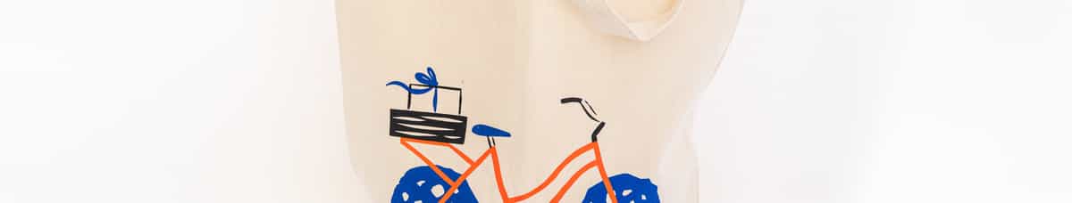 Canvas Bike Tote