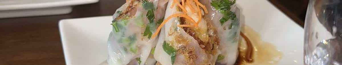 Shrimp Wafer Rice Noodle Rolls 脆皮蝦卷腸粉