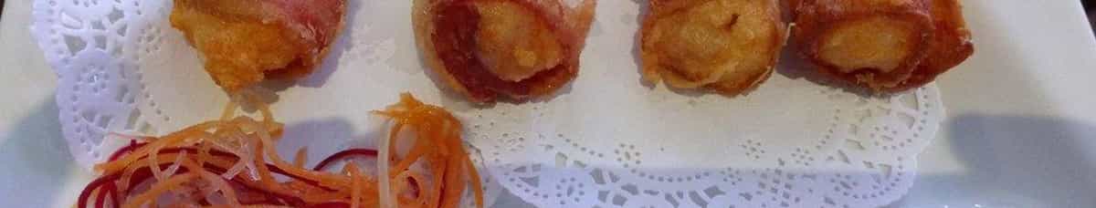 Bacon Wrapped Shrimp Rolls 煙肉蝦卷