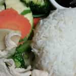 Steamed Rice & Vegetables