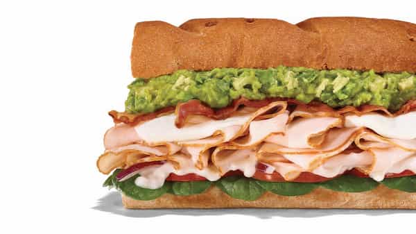 Calories in Subway Turkey Cali Club (with Smashed Avocado) six inch Sub