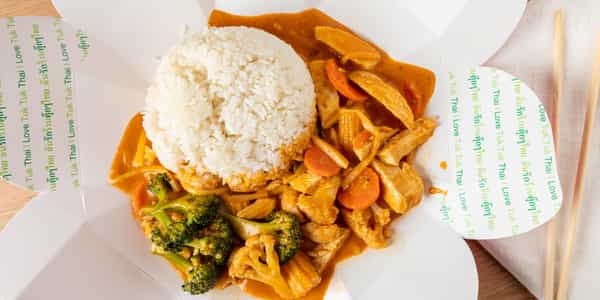 Combo (Red Curry - Chicken)