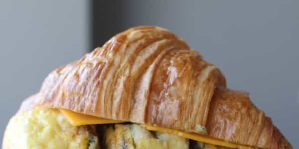 Ham & Cheddar Egg Croissant