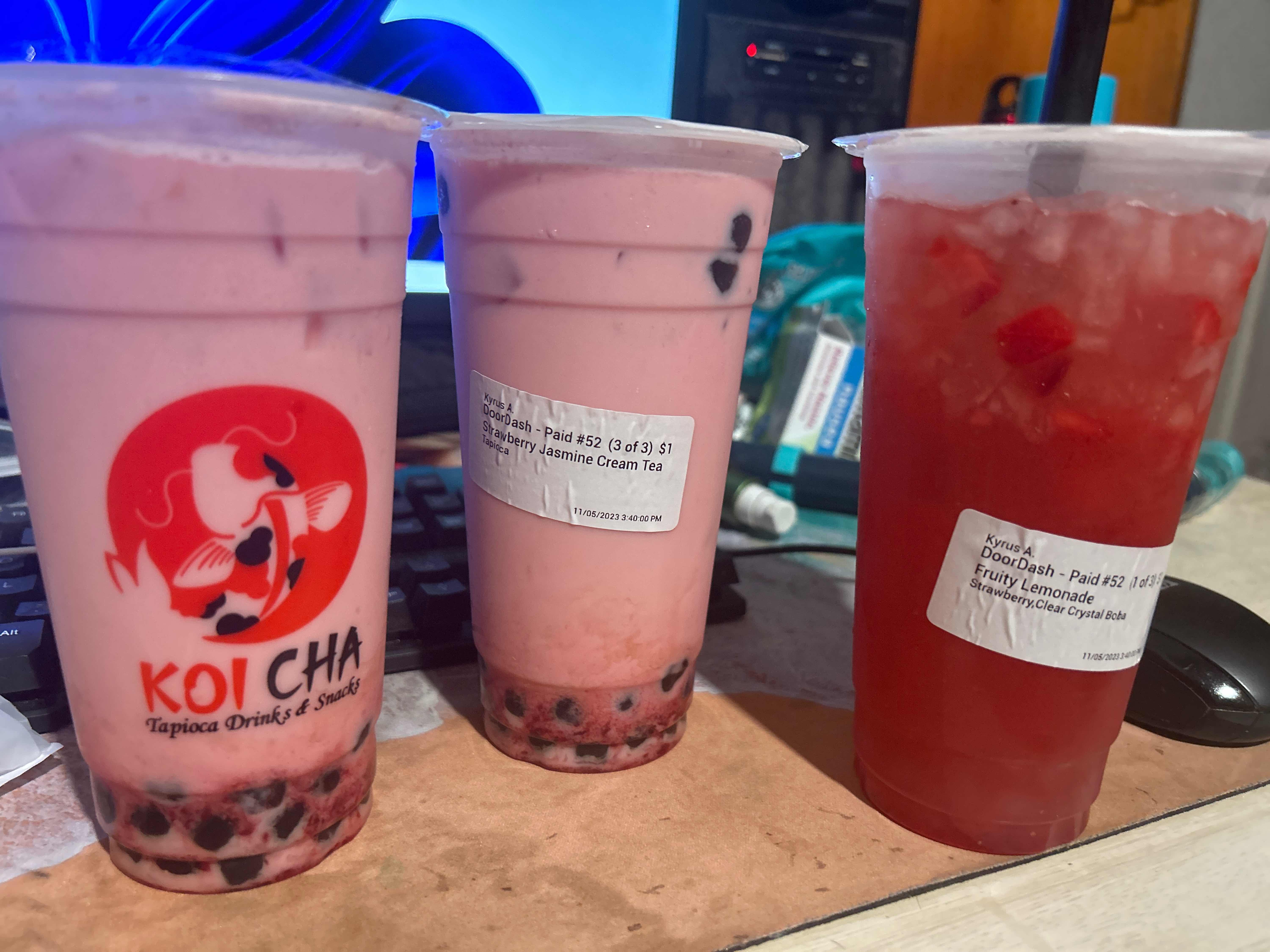 Order KOI CHA Houston TX Menu Delivery Menu Prices