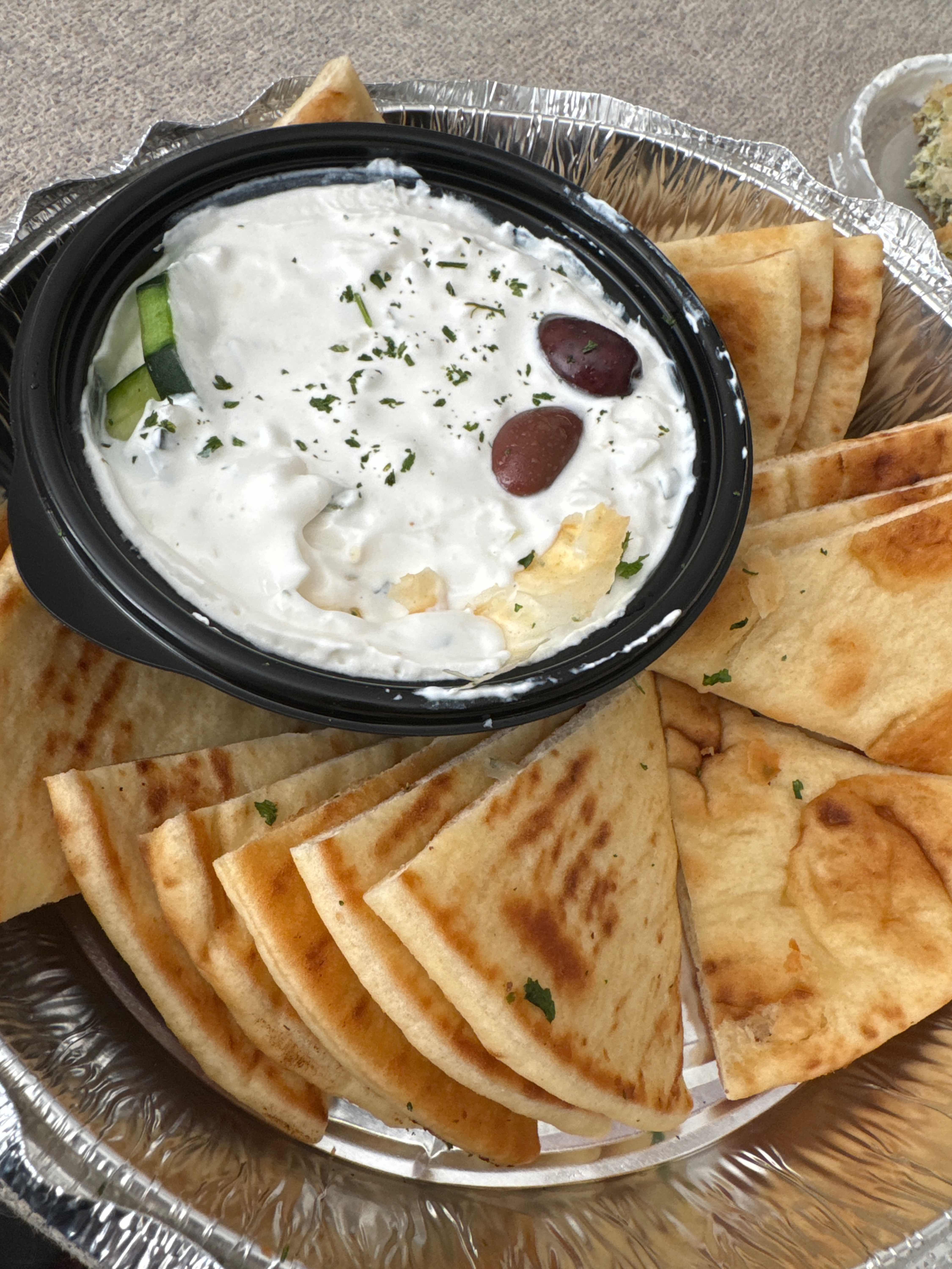 Spanakopita at Greektown Grill in Greenville, SC