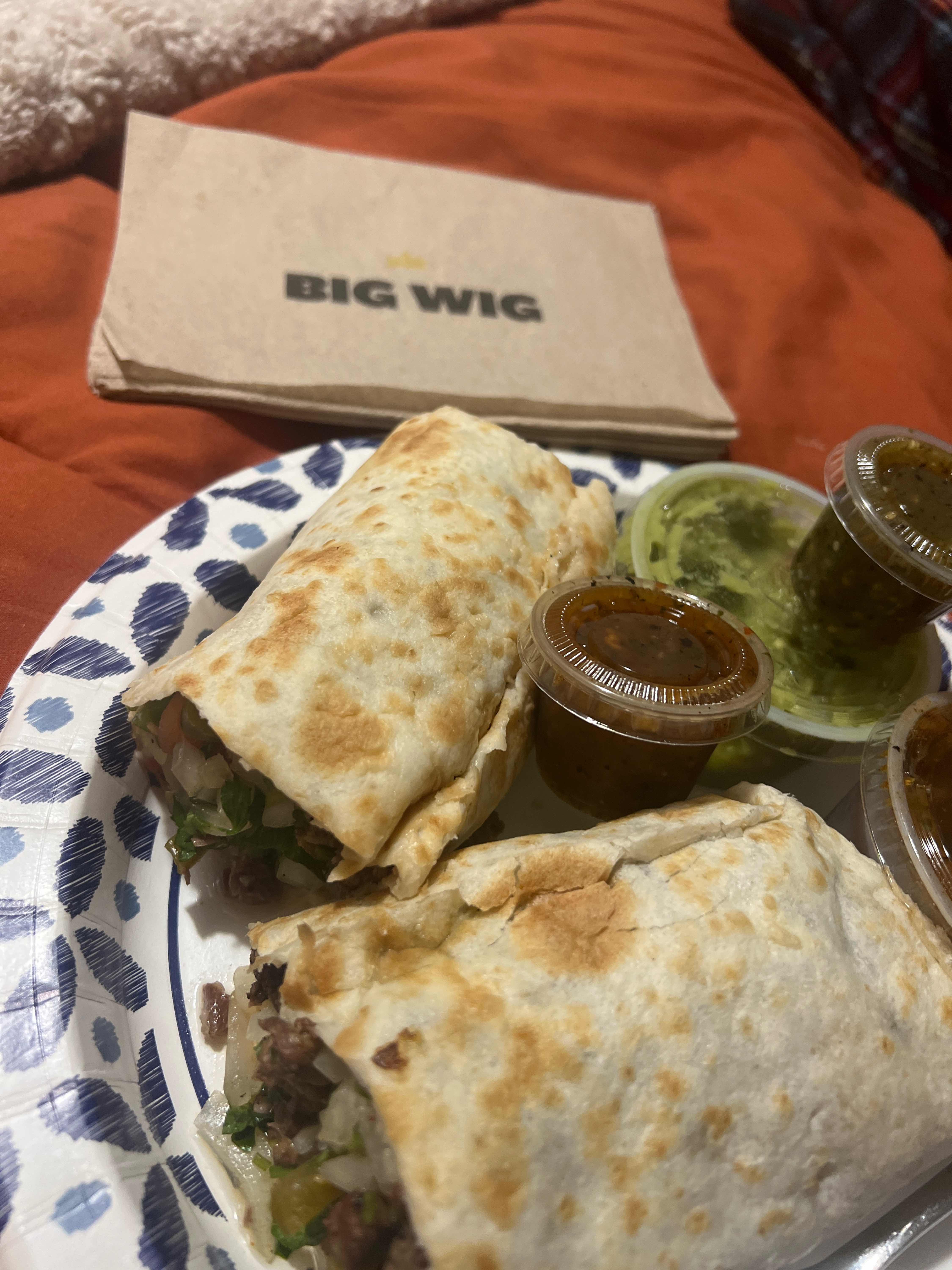 Order BIG WIG TACOS BURRITOS Evanston IL Menu Delivery Menu